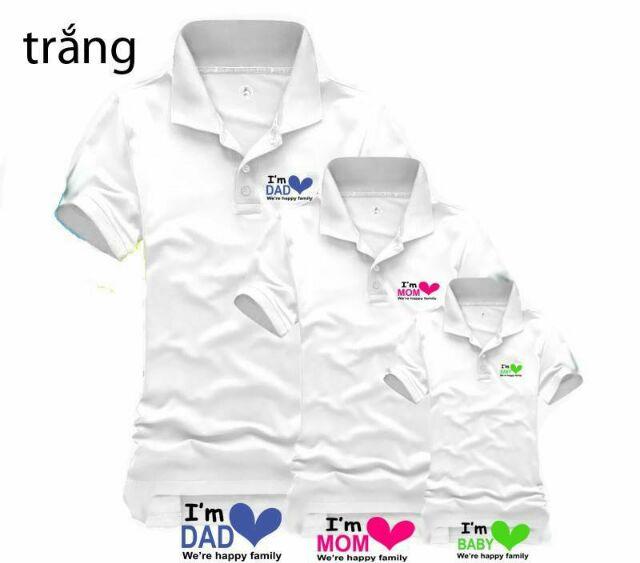 Áo gia đình thun cá sấu