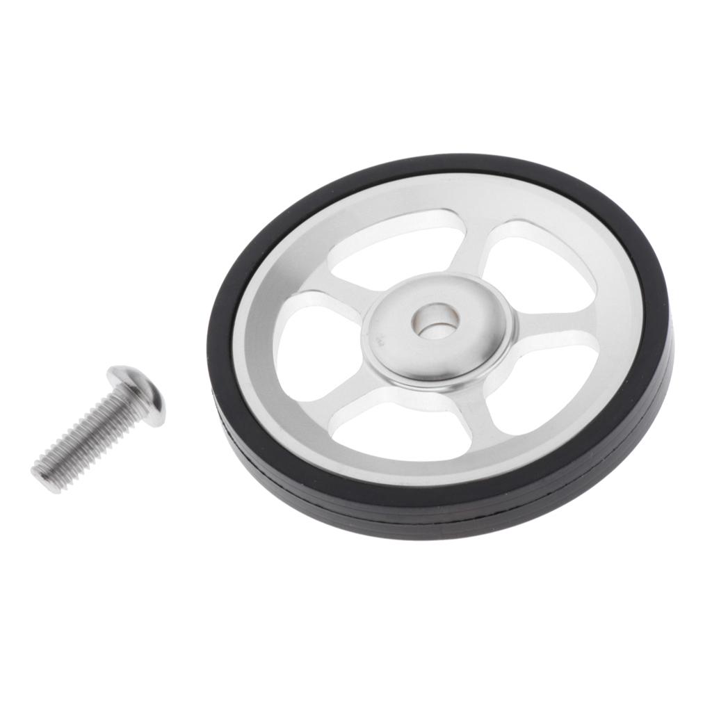 Premium Folding Bike Easy Wheels Modified Easywheel for Brompton