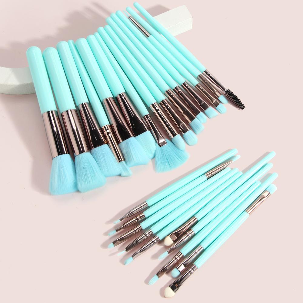 Bộ Cọ Trang Điểm 25 Con Tự Nhiên Kem Nền Dạng Lỏng Đen Phối Lông Tổng Hợp Màu Mắt Màu Neon Cọ Trang Điểm Chuyên Nghiệp