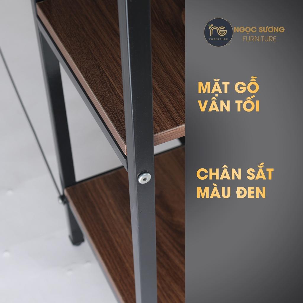 Kệ bếp đa năng 4 tầng ván KE02 Ngọc Sương dài 56cm x rộng 40cm x cao 122cm