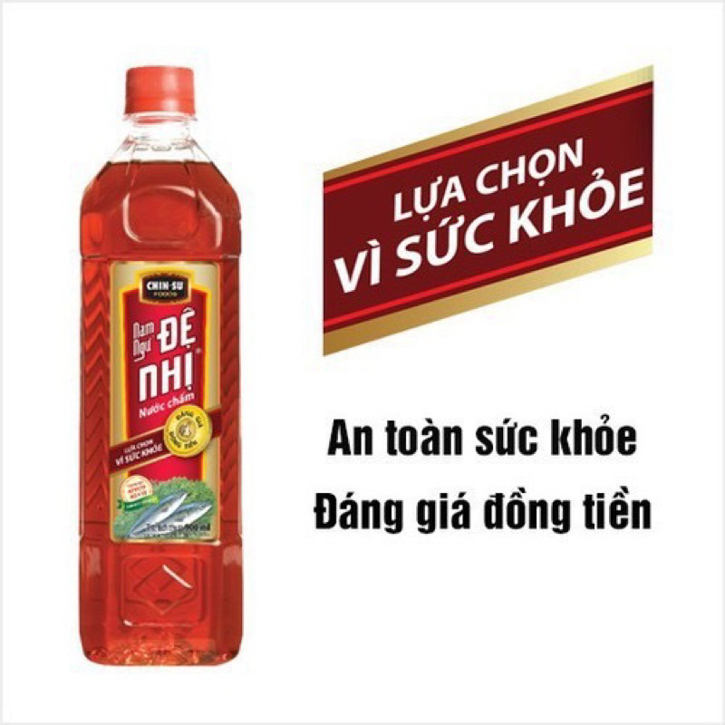 Nước chấm Nam Ngư chinsu Đệ Nhị chai 900ml