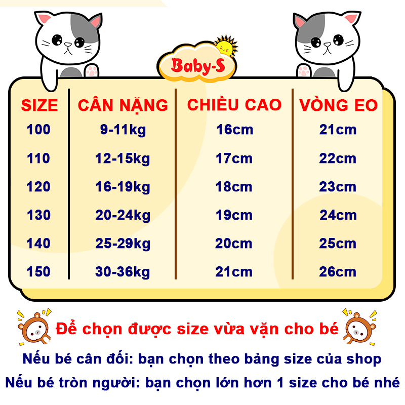 Quần chip đùi bé gái họa tiết đáng yêu Baby-S, Set 3 quần chip bé gái mềm mịn cao cấp – SC025