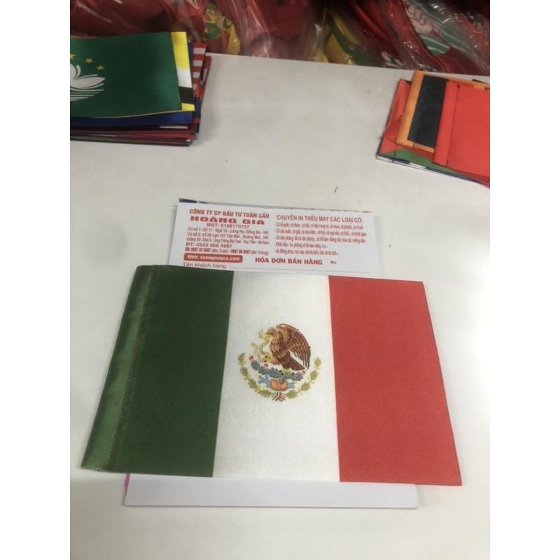 Quốc kỳ Mexico để bàn 14x21cm