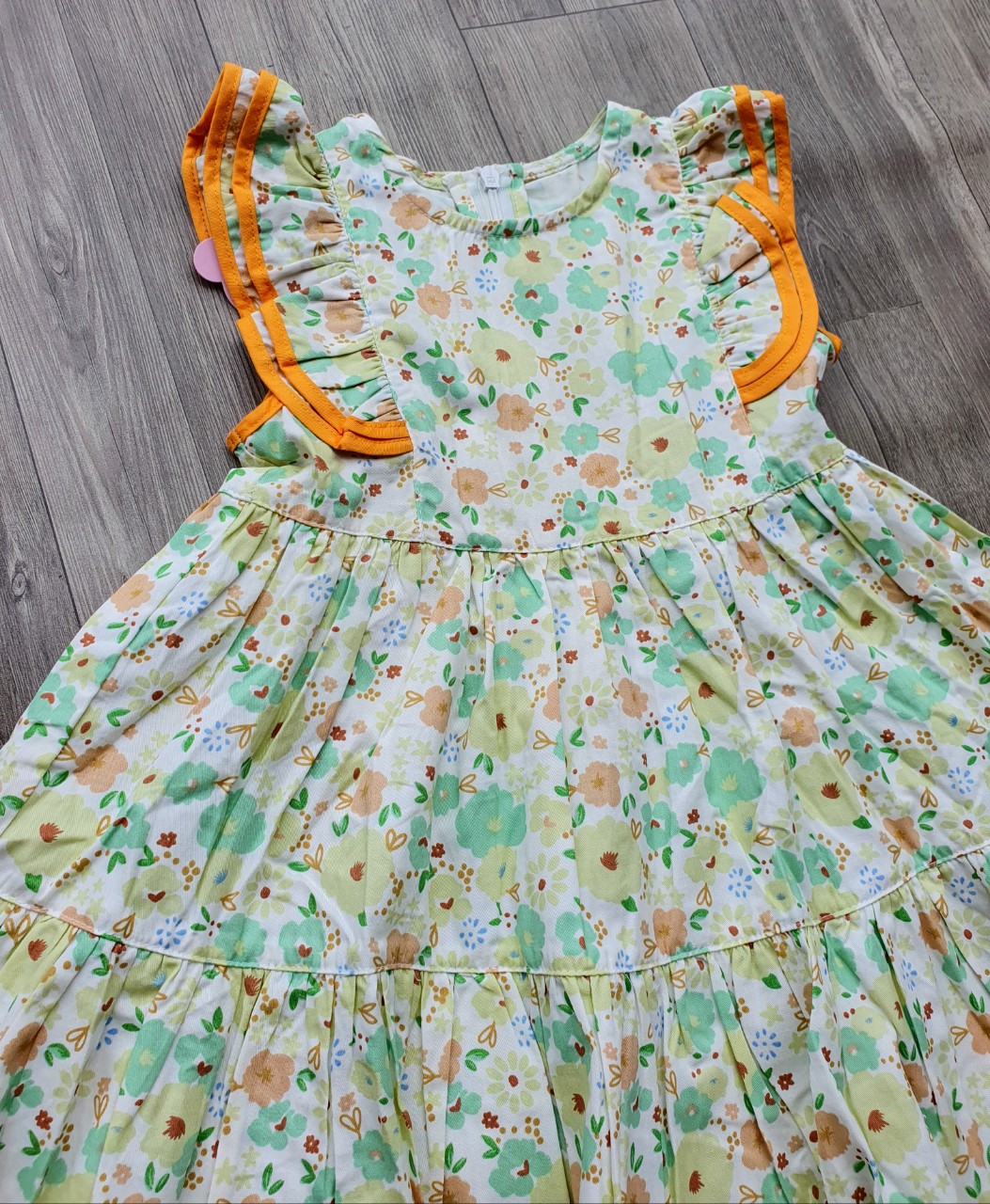 Đầm hoa mùa hè cho bé gái size 10-30kg hàng thiết kế cao cấp