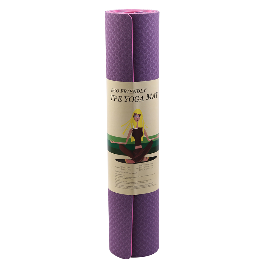 Thảm tập Yoga Eco TPE 2 lớp 6mm