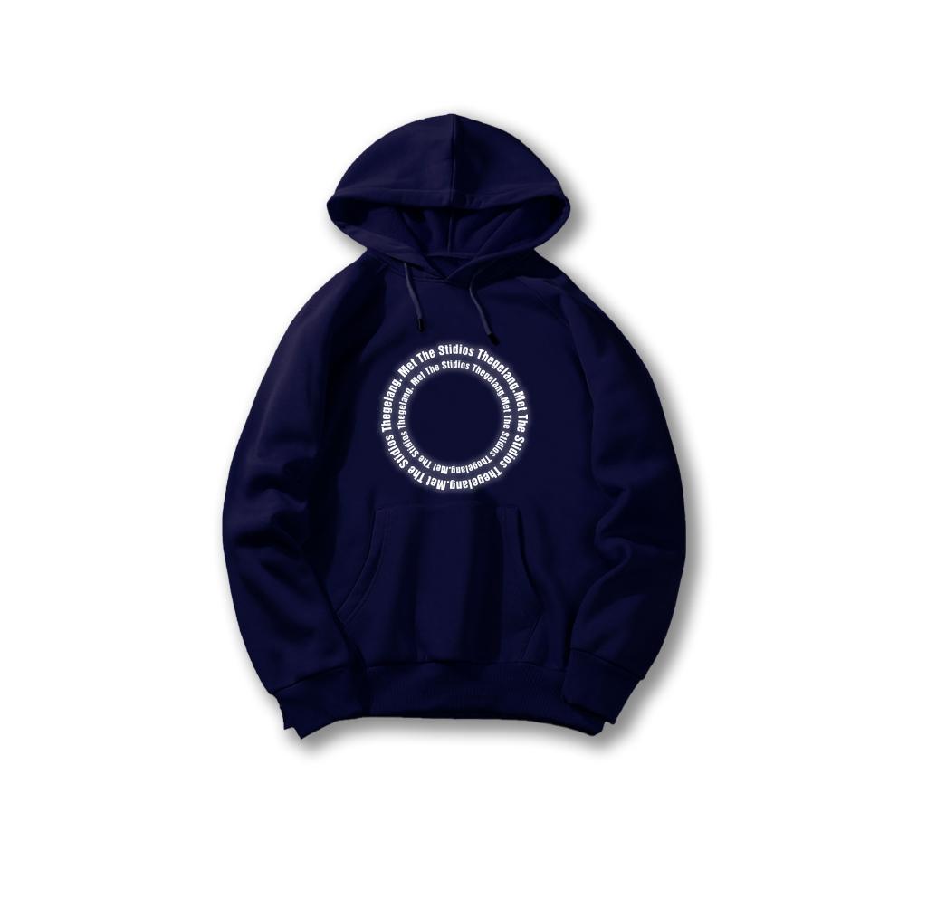ÁO KHOÁC NỈ HOODIE PHẢN QUANG VÒNG TRÒN CHỮ