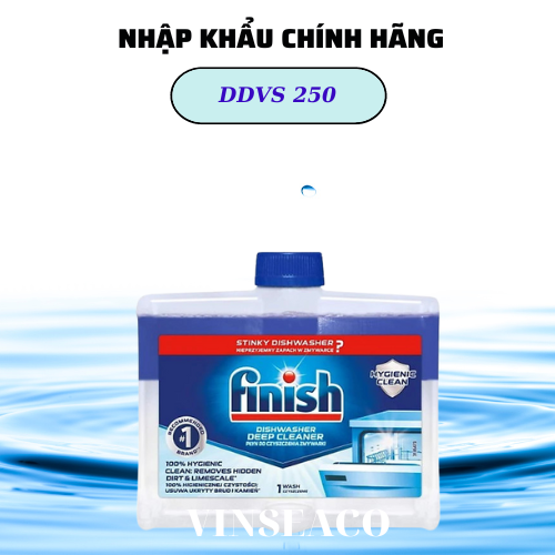 Dung dịch vệ sinh máy rửa bát Finish 250ml (thị trường Đức) - Giao ngẫu nhiên