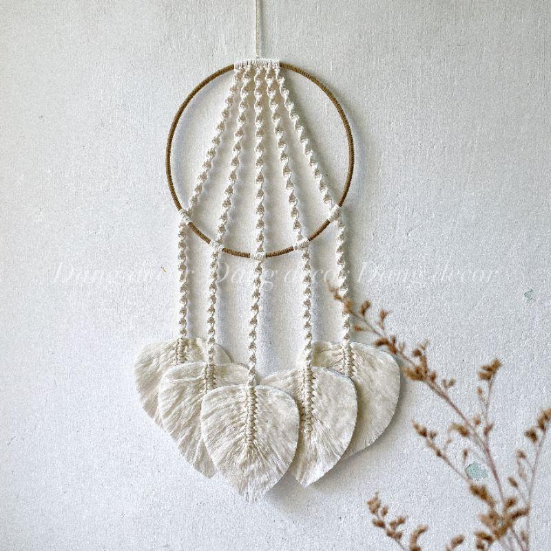 Dreamcatcher lá trang trí nhà cửa size lớn