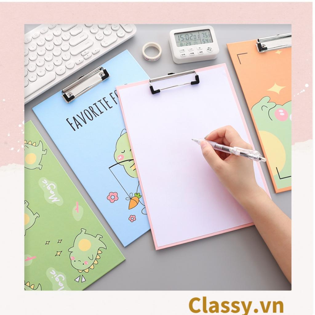 Bảng kẹp file hồ sơ, tài liệu phong cách dễ thương Classy PK1534