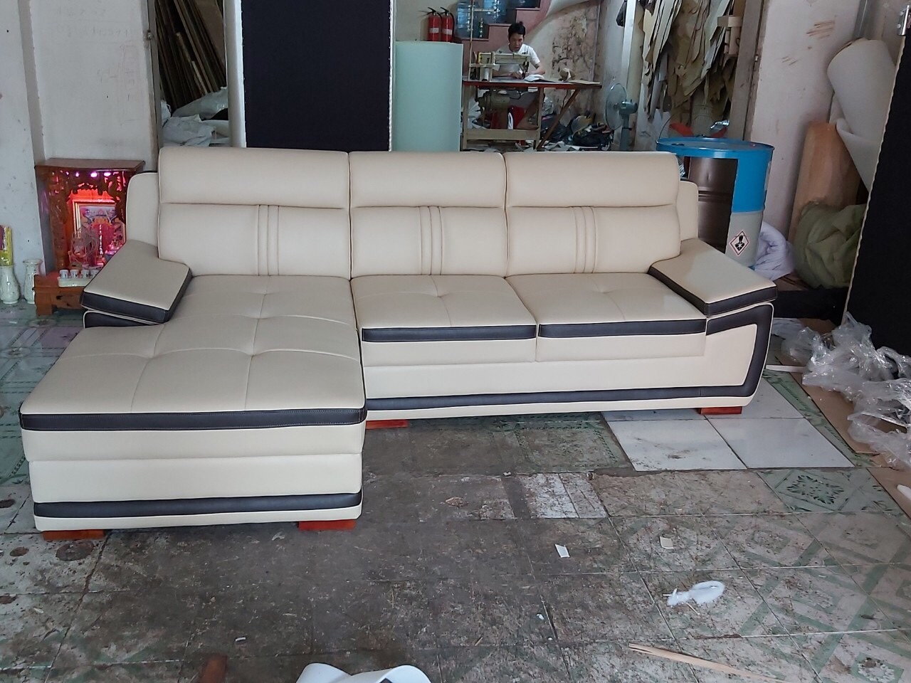 Bộ Sofa Mini Nhỏ Gọn - Salon Kích Thước Nhỏ Cho Chung Cư