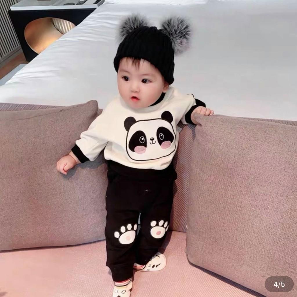 Bộ Cotton Dài Tay Cho Bé Bộ Thu Đông Dài Tay Minky Mom Cho Bé Trai Bé Gái Với Các Hình Thú Siêu Kute