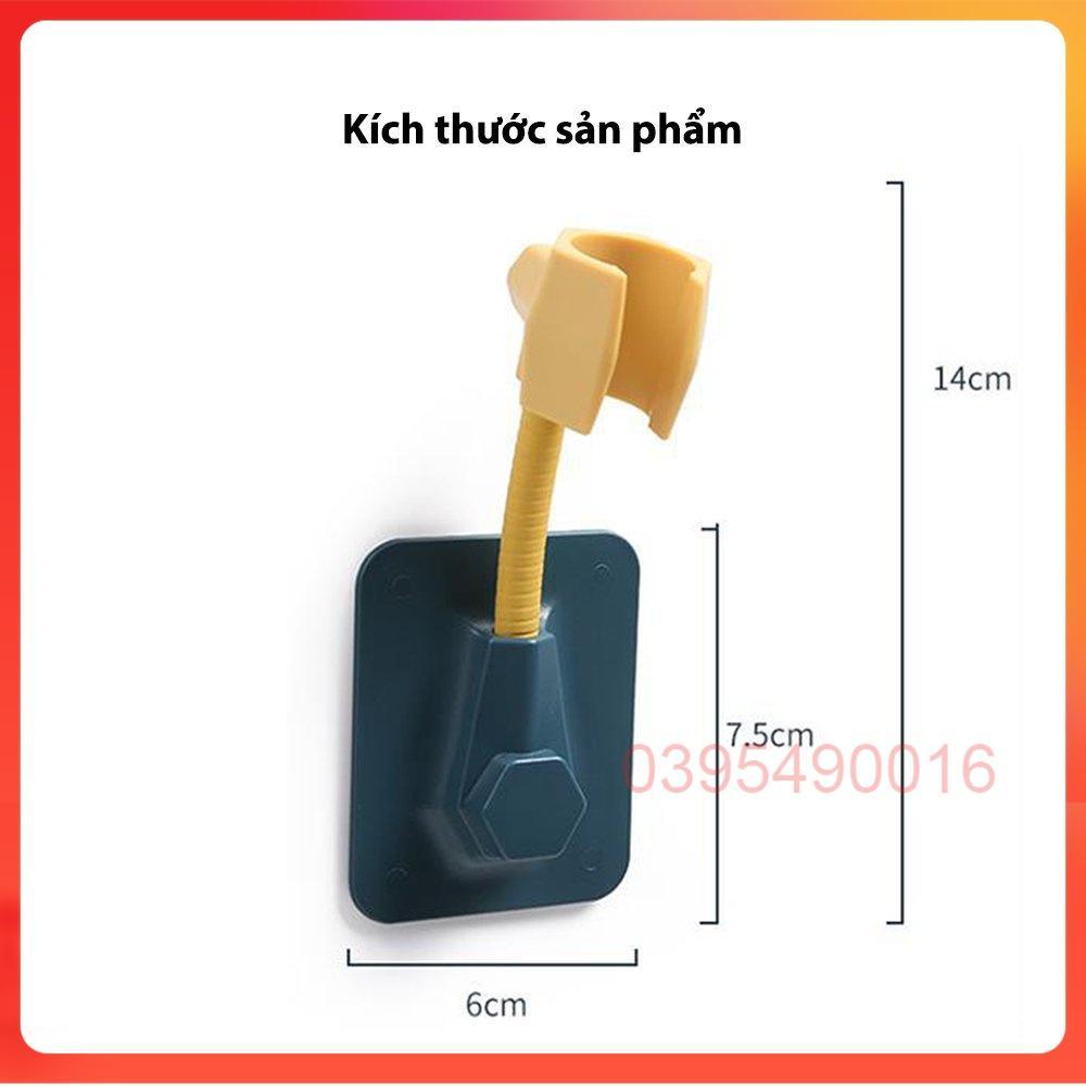 Giá Treo Vòi Hoa Sen, đế Kẹp Vòi Sen Vòi Xịt Toilet Xoay 360 độ Dán Tường Bằng Nhựa Không Cần Khoan đục Không Lo Gỉ Sét.