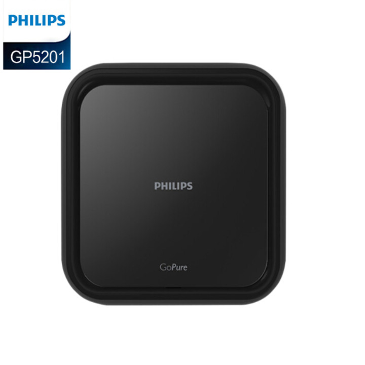 Máy lọc không khí trên xe ô tô Philips GP5201 Cảm biến chất lượng không khí 3 màu AQI - Hàng nhập khẩu