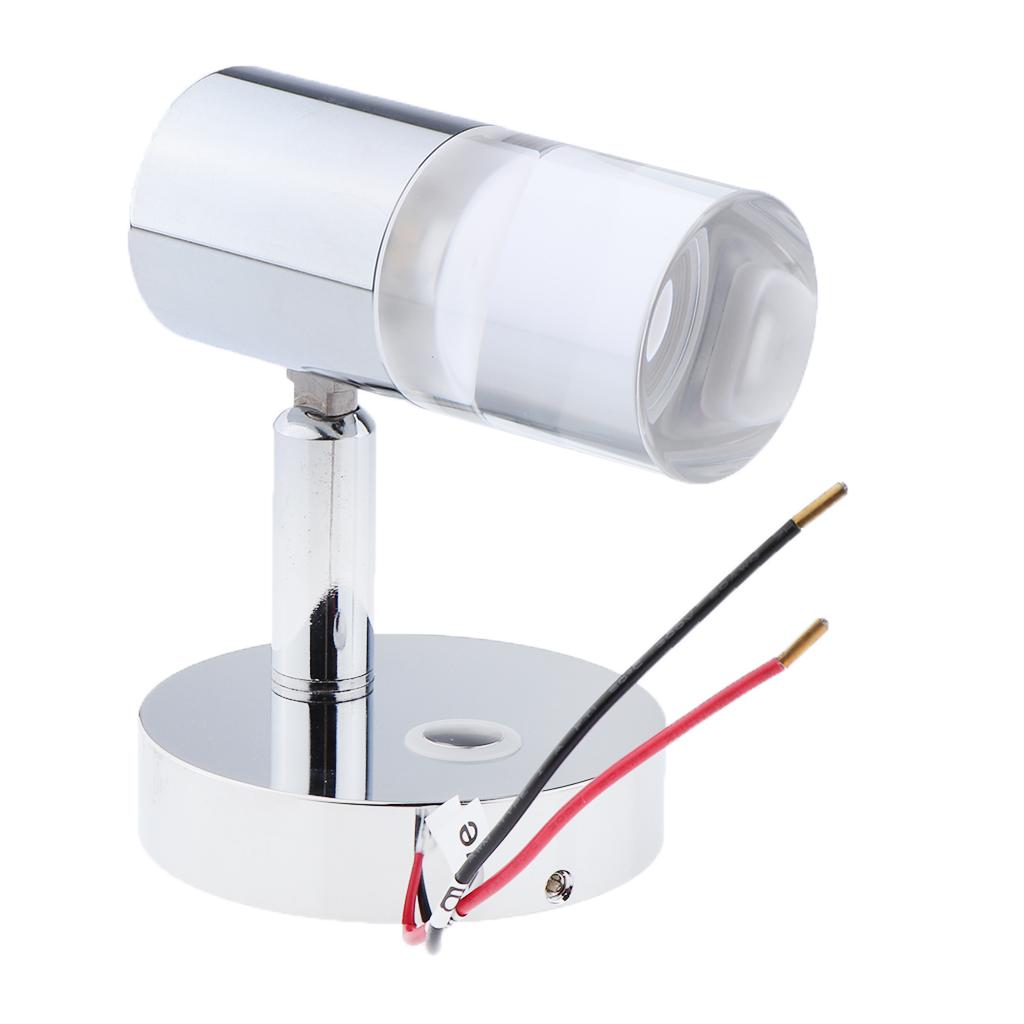 Splashproof Marine Boat LED Reading Wall Light - Touch Sensor Switch