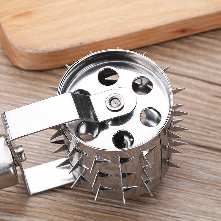Dụng Cụ Làm Mềm Thịt Dạng Lăn Inox Cao Cấp