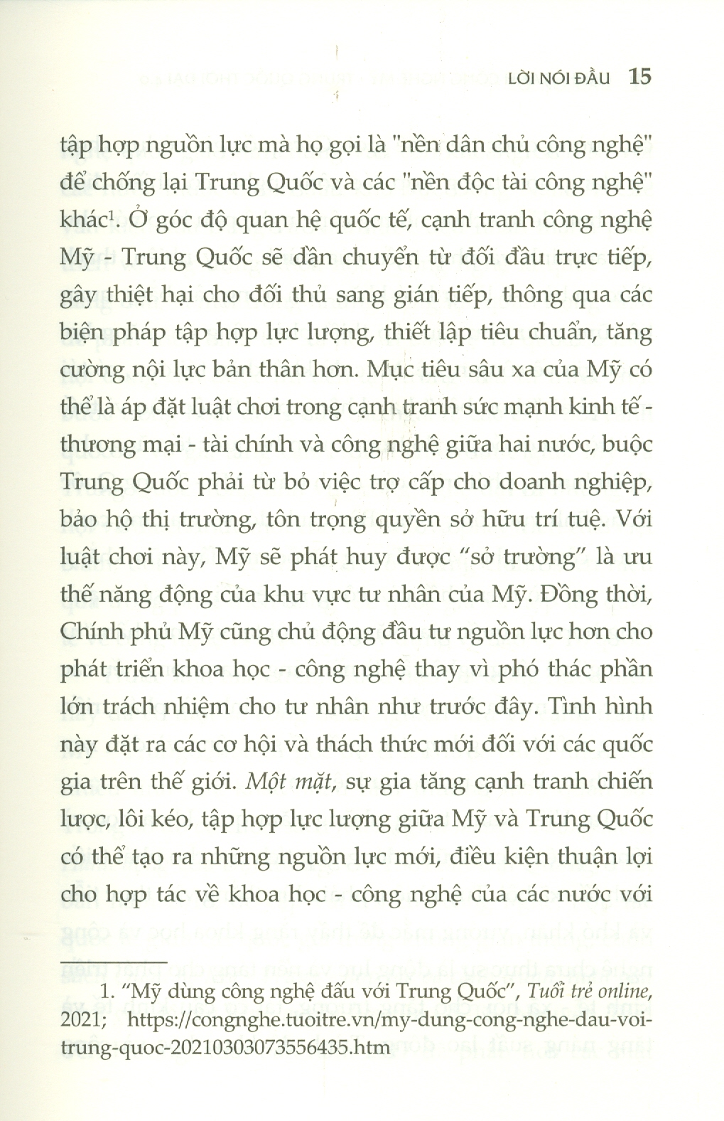 Cạnh Tranh Công Nghệ Mỹ - Trung Quốc Thời Đại 4.0 (Sách chuyên khảo)