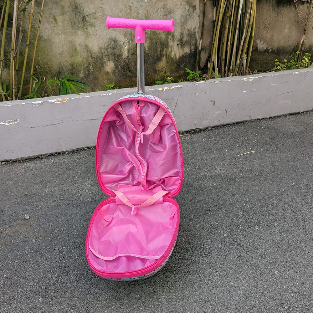 Xe trượt Scooter kèm vali kéo 2 trong 1 cho bé BABY PLAZA SW-118