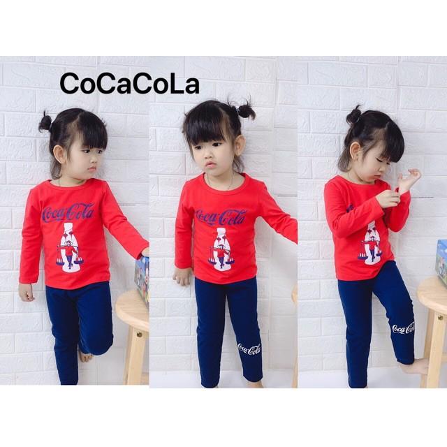 BỘ DÀI THUN COTTON BÉ GÁI