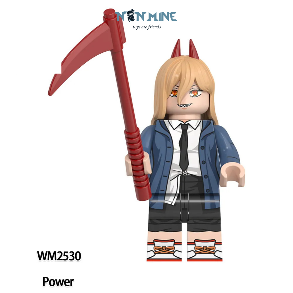 Minifigures Chainsaw Man Máy Cưa Sợi Xích Nhân Vật Hoạt Hình Truyện Tranh Anime WM6159