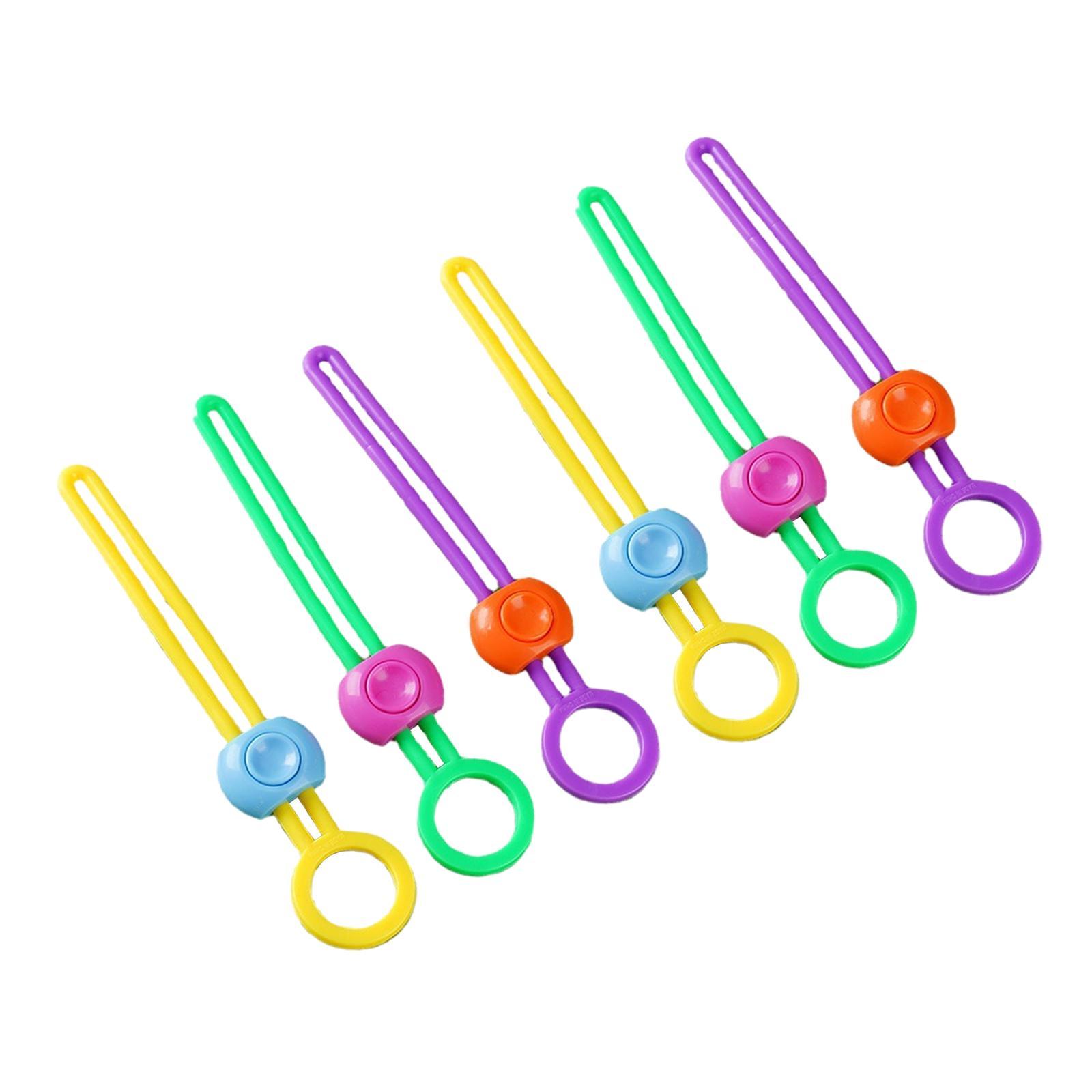 6 Pieces Seal Tags Kitchen Storage Clip Portable Snack Storage Clips Food Sealing Clip Snack Bag Sealing Chips for Restaurant Household