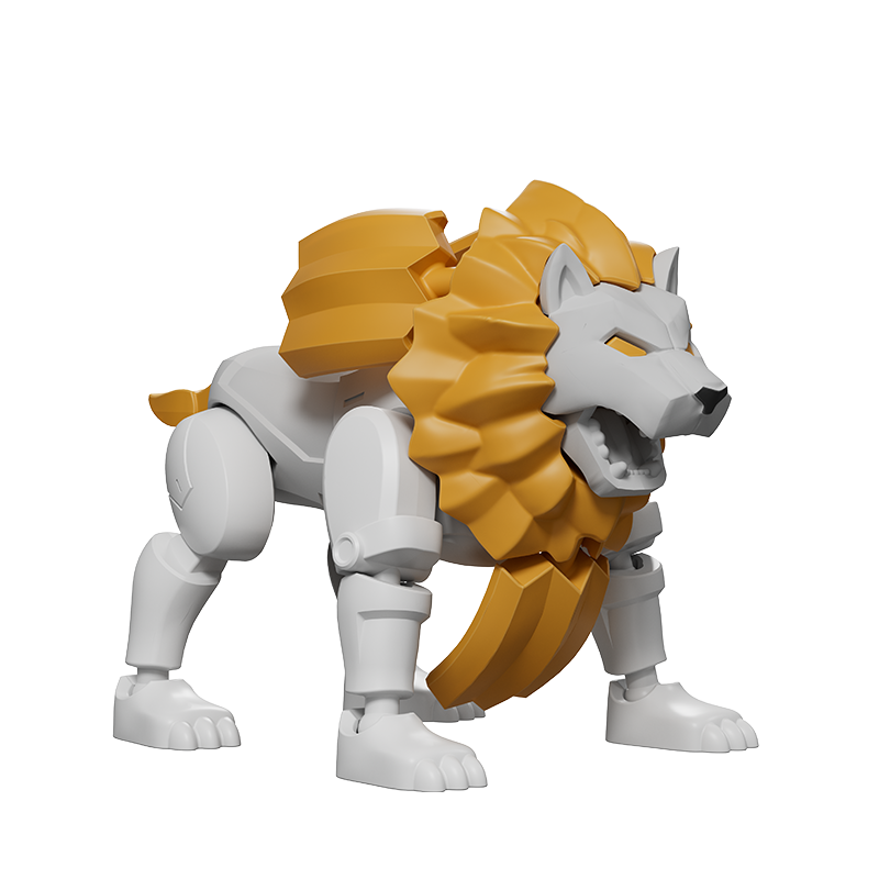 Đồ Chơi Blindbox Lắp Ráp Mô Hình Transformers - Defender Version DV07 - Power Of The Beast - Blokees ET62