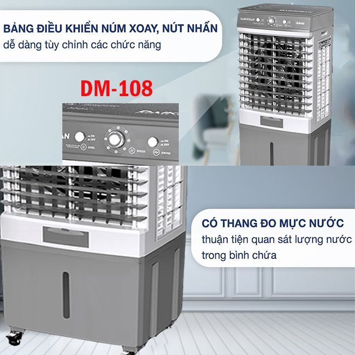 Quạt điều hòa dân dụng Daikiosan DM108 - Hàng chính hãng