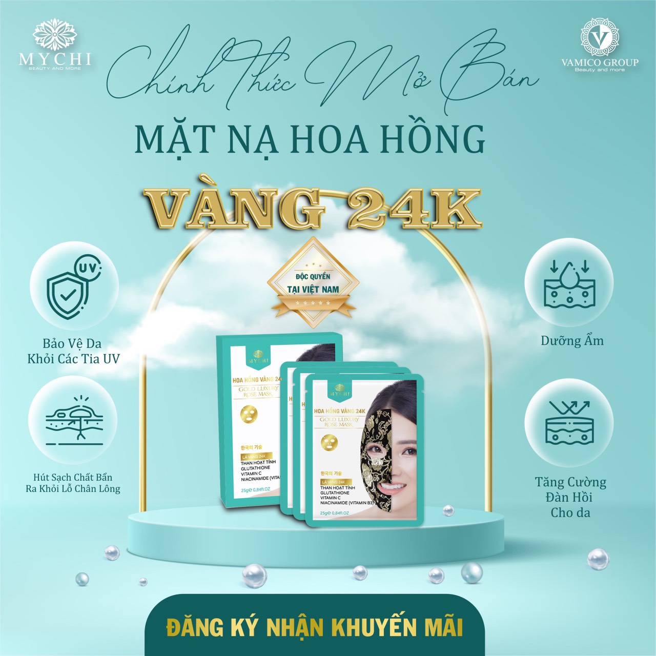 Dung dịch vệ sinh Mychi care - làm sạch, mát, khô thoáng như xông hơi