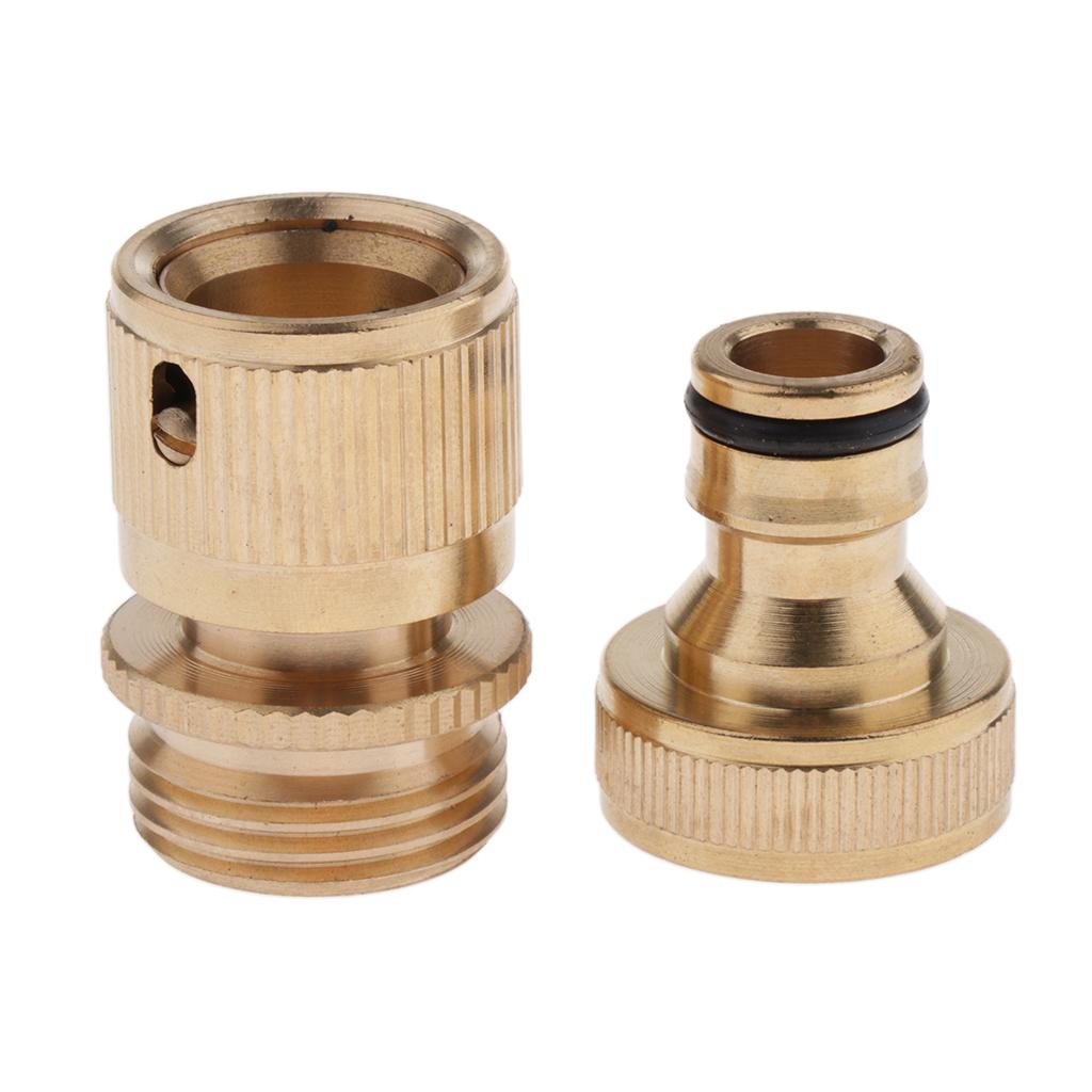 Quick Connect Male Female fitting Water Pressure Washer 3/4" Quick Coupling