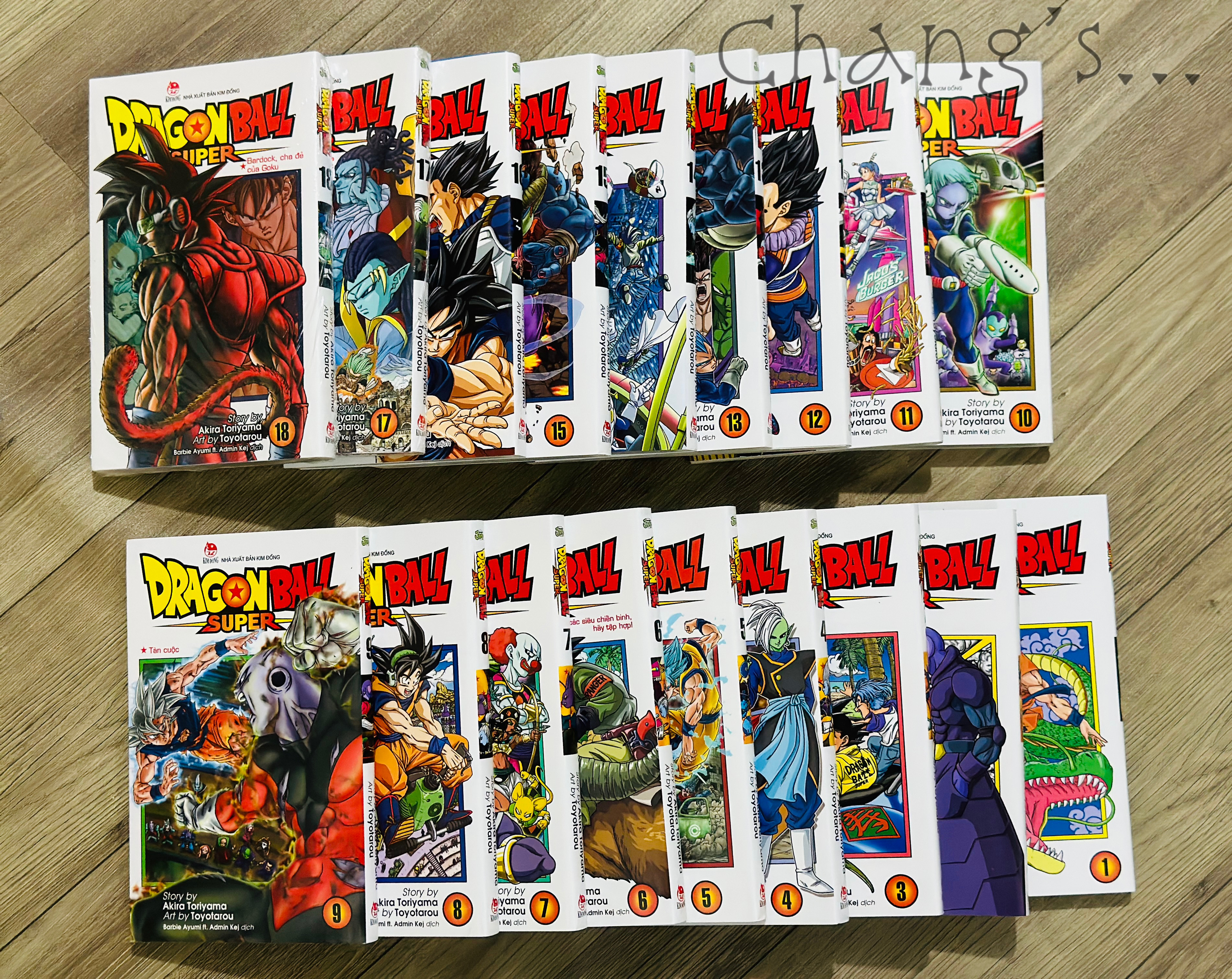 Dragon Ball Super Tập 1 2 3 4 5 6 7 8 9 10 11 12 13 14 15 16 17 18 - Mới 100%