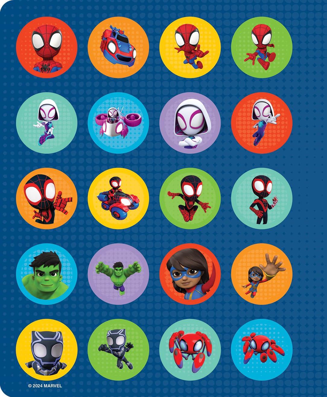 Sách ngoại văn: First Look And Find &amp; Stickers Marvel Spidey