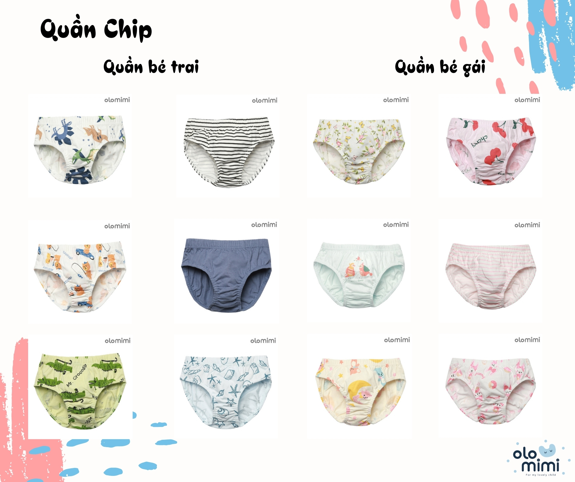 Quần chip Olomimi Hàn Quốc Drive Bear - 100% cotton