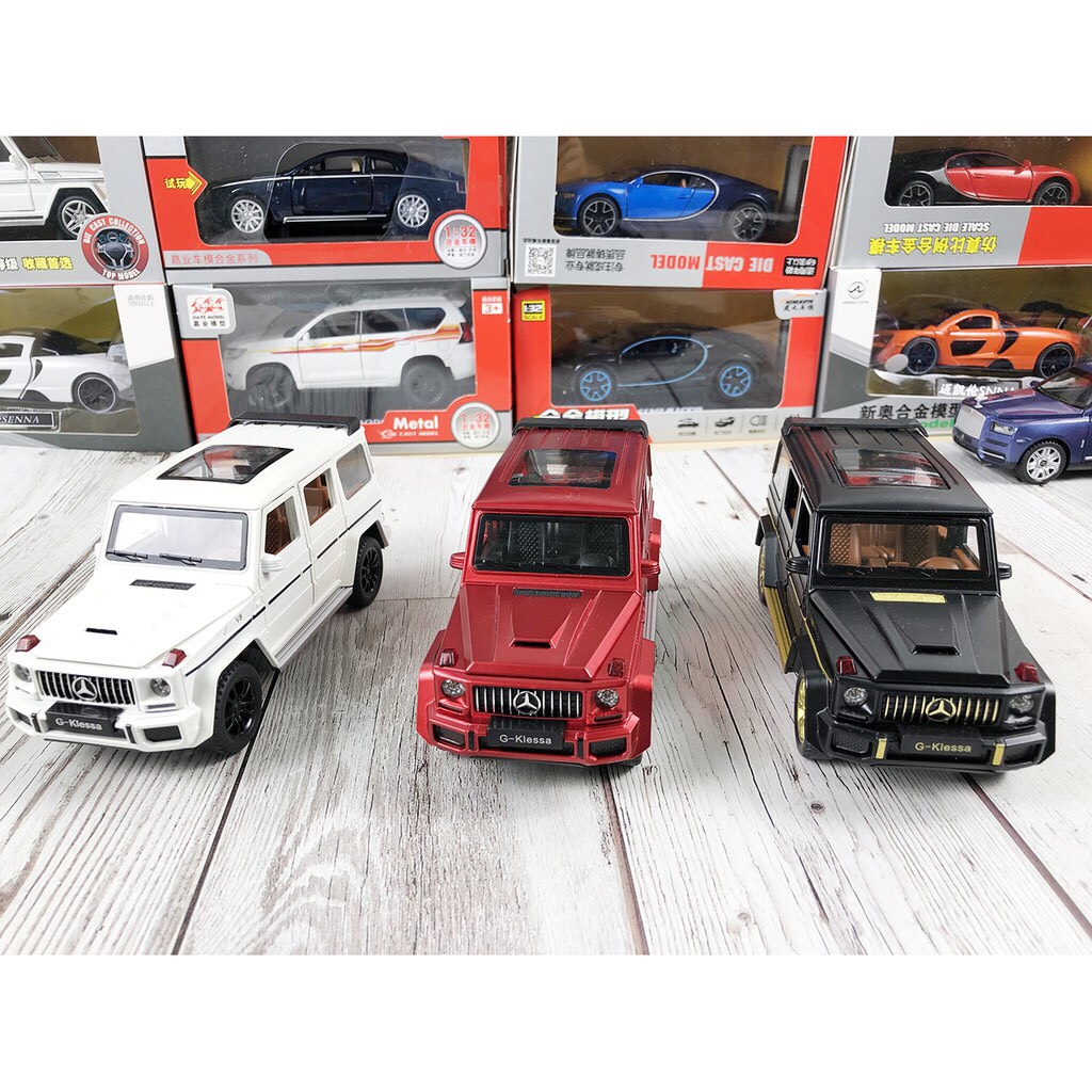 Xe mô hình tĩnh điện tỉ lệ 1:32 Mercedes AMG G63