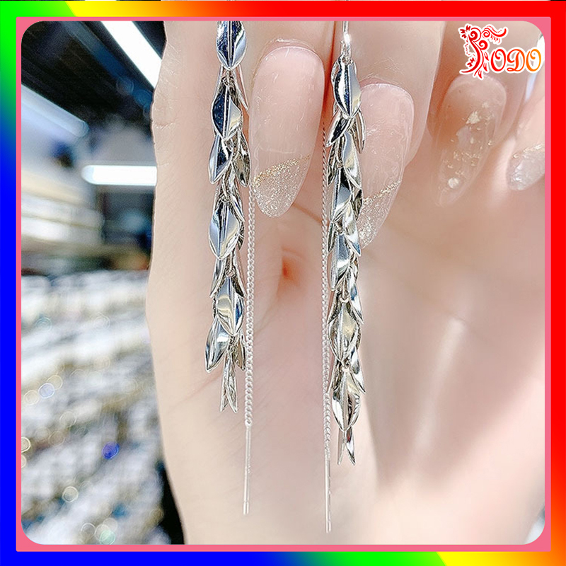 Bông tai kiểu thanh lịch Hàn Quốc S925 đi học sang chảnh trẻ trung đơn giản dễ thương FQ518  - [Thời Trang ToDo