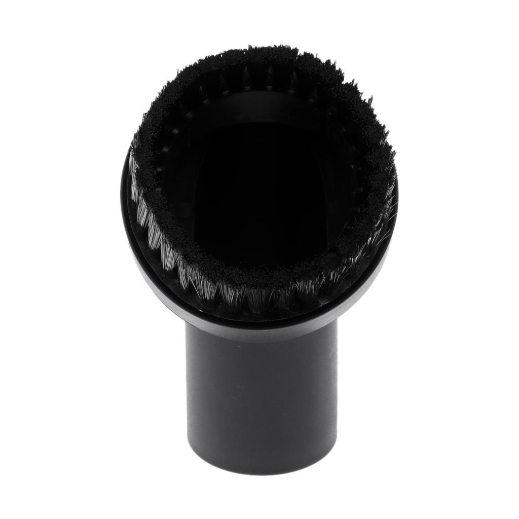 2pcs 32mm Dia. Replacement Attachment Bristle Brush Vacuum Nozzle Head Long