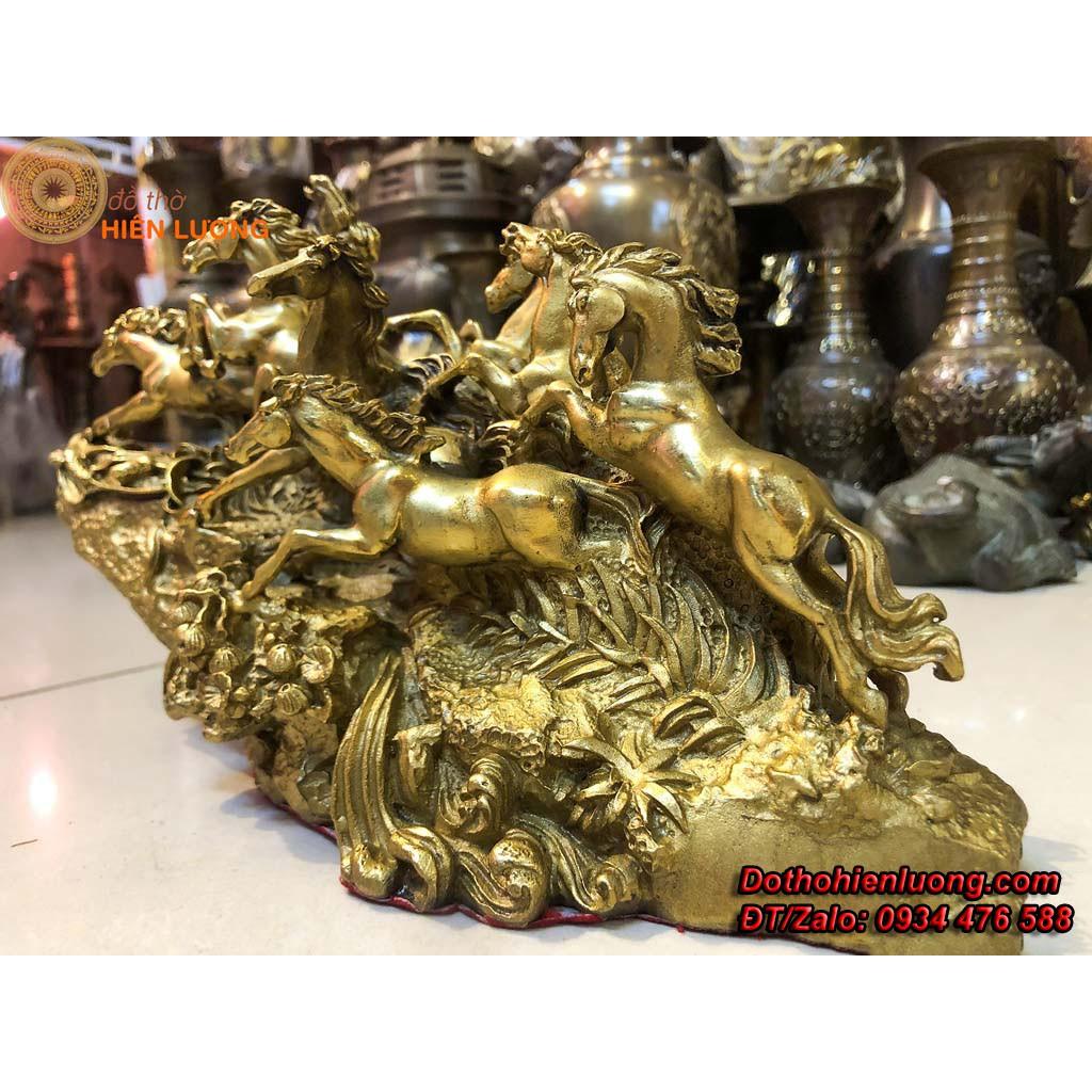 Tượng Đồng Vàng Bát Mã Phi Thiên