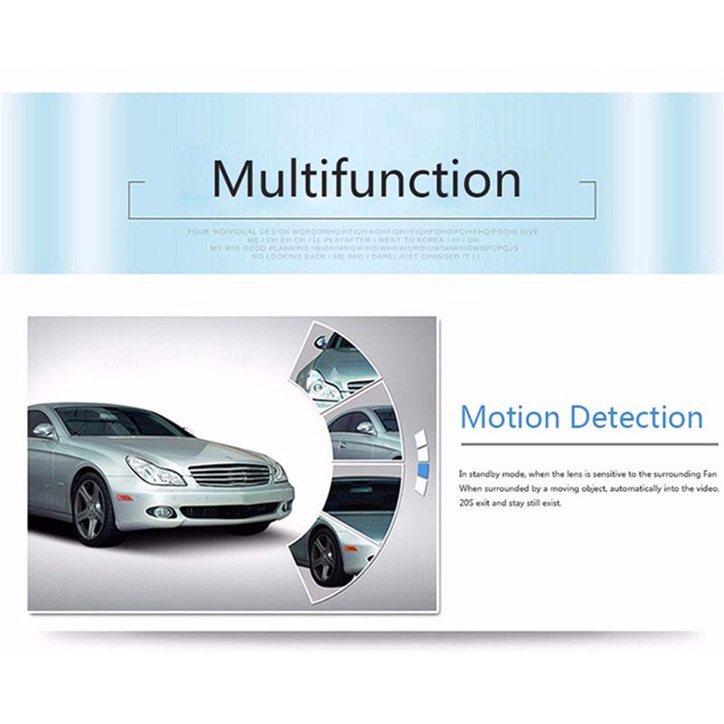 3.0'' 720P Car Rear View Camera Monitor Dash Cam Recorder 120 Degree Angle