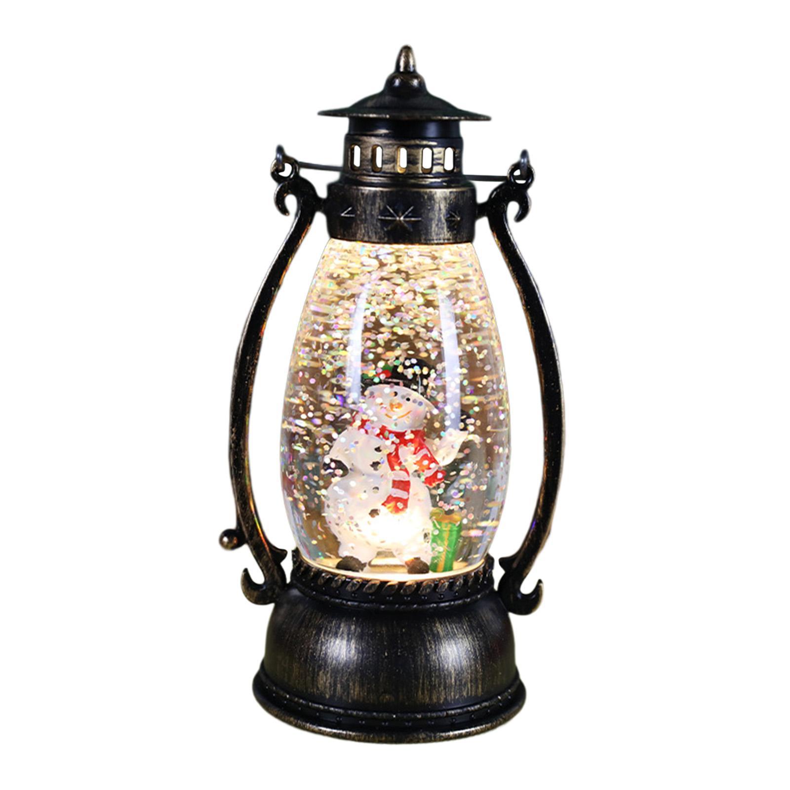 Christmas Lighted Lantern Children Gift Holidays Decorative Party Home Decor