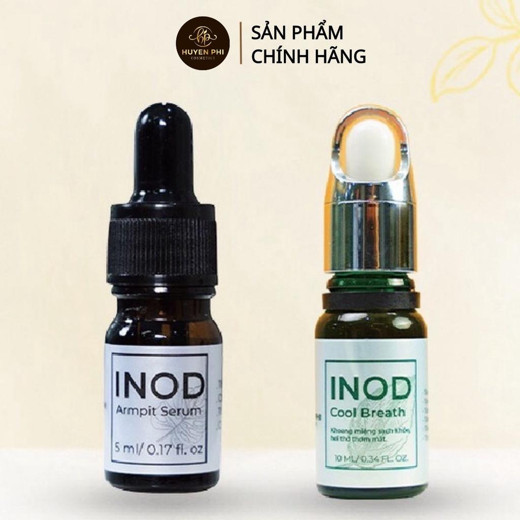 Combo 2 serum INOD Huyền Phi dung tích tổng 15ml khử hôi nách, hôi miệng, hôi chân