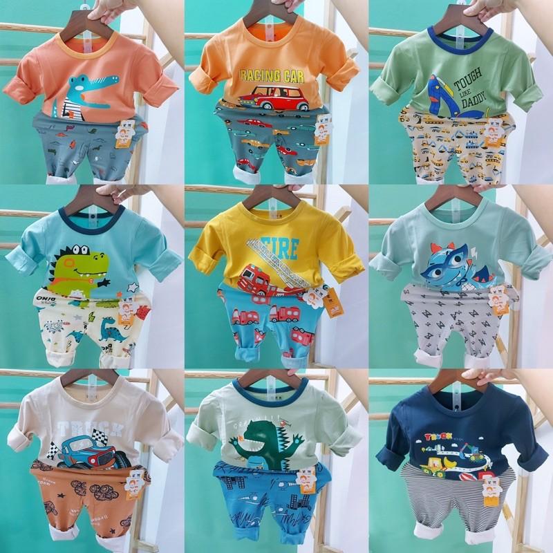 Bộ dài tay xuất Hàn size đại cho bé từ 23-33kg