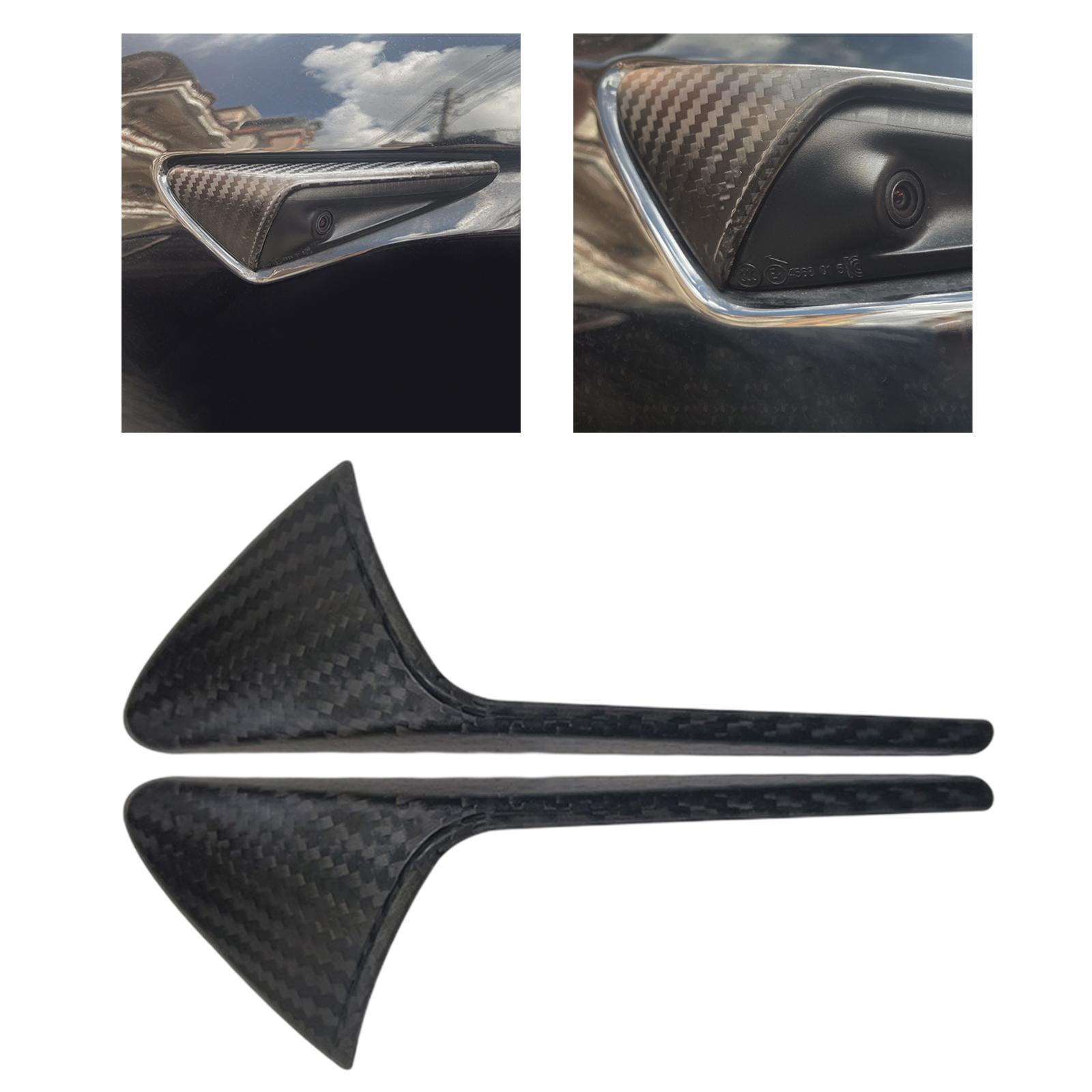 Side Camera Protection Cover ABS Plastic Indicator Cover Fits for Tesla Model 3 Model Y