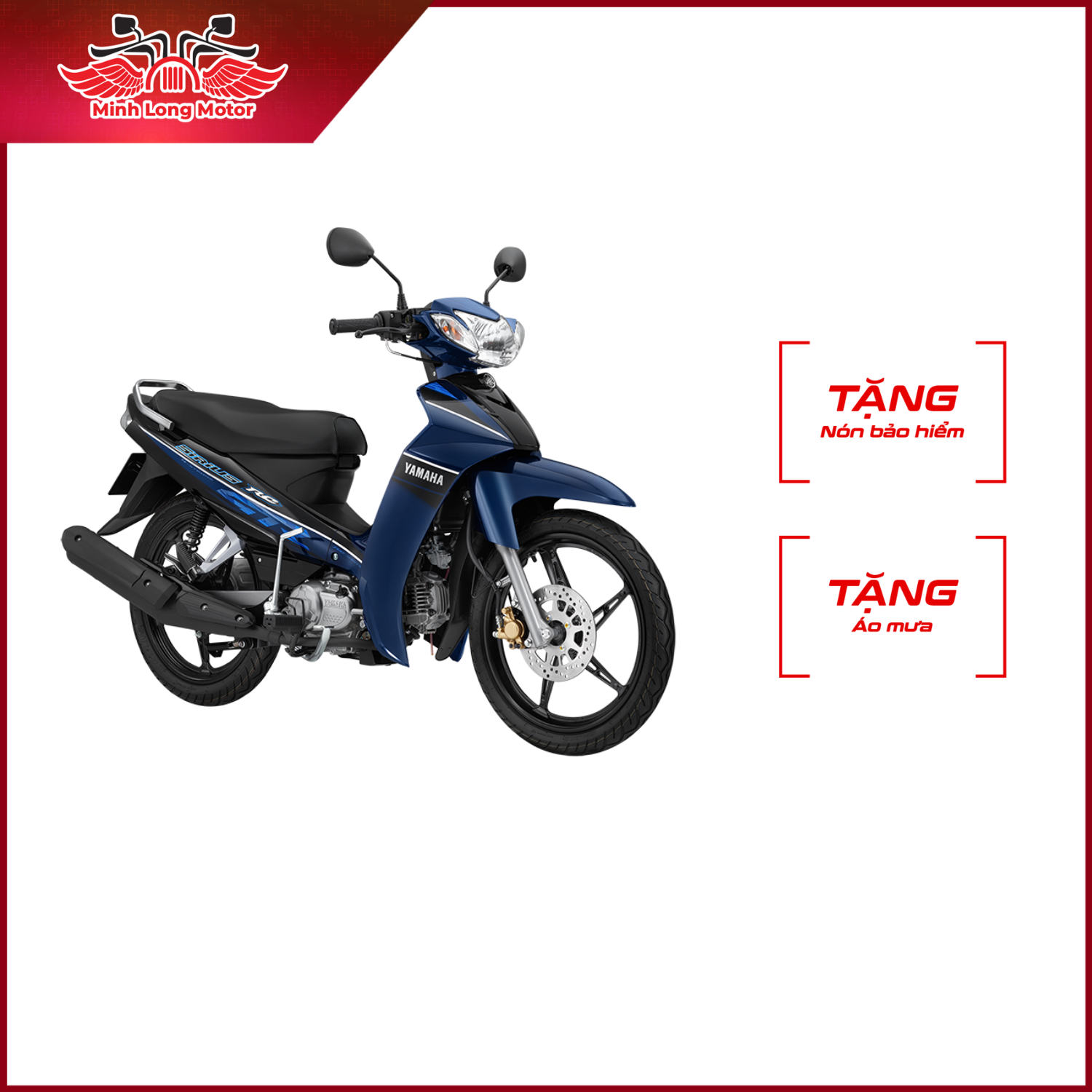 YAMAHA SIRIUS 2024 - Vành Đúc - Xanh Đen - 2024
