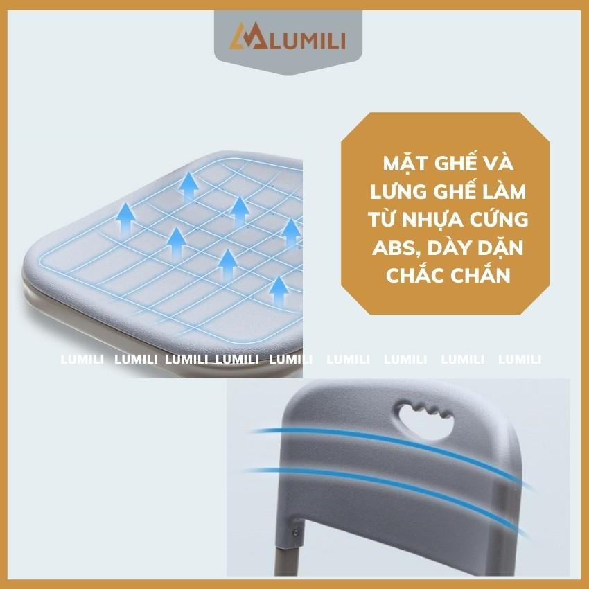 Bàn học cho bé Lumili M1 bàn ghế trẻ em mix nhỏ gọn đơn giản cho học sinh chống gù chống cận thông minh