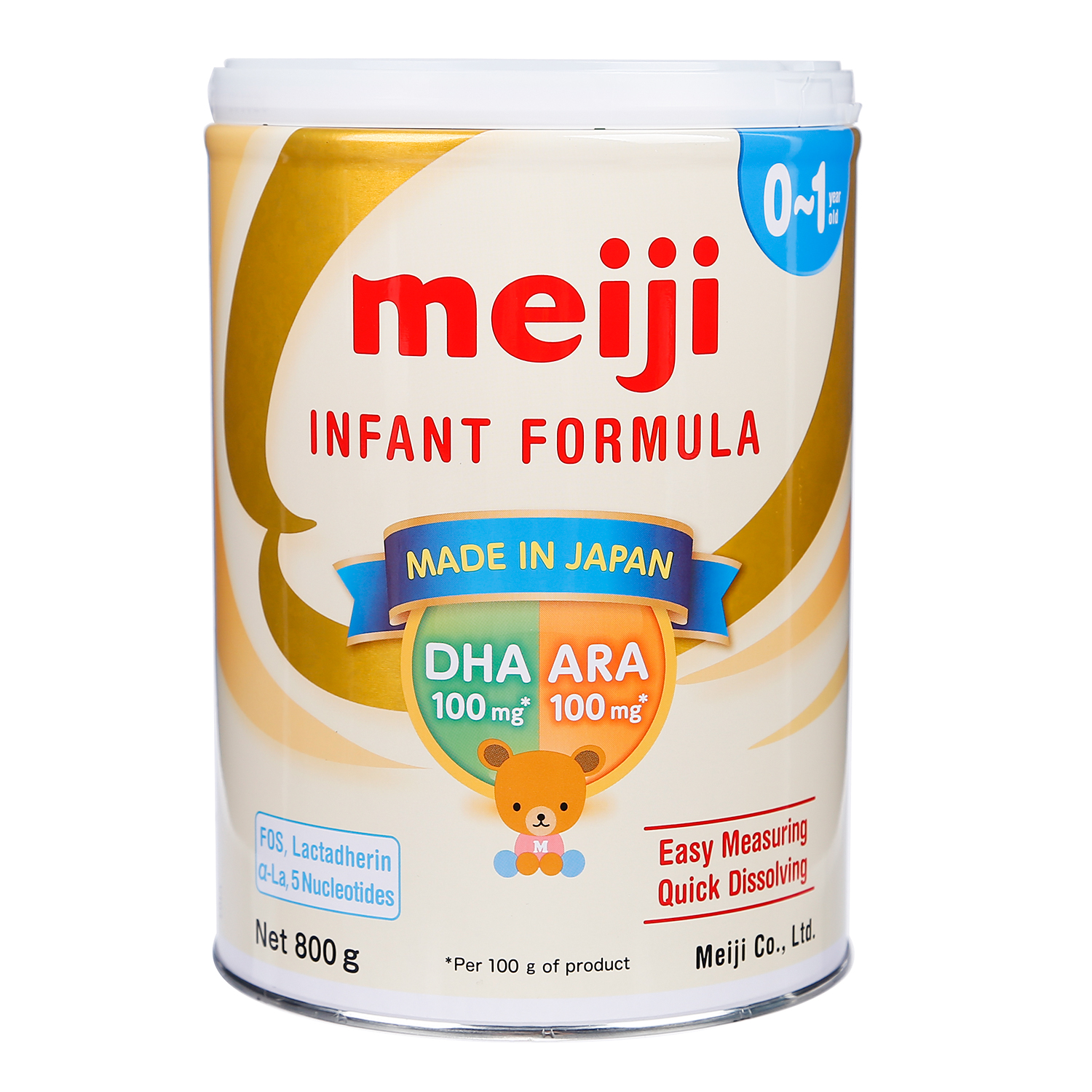 Sữa bột Meiji Infant Formula 800g nhập khẩu cho bé 0-1Y