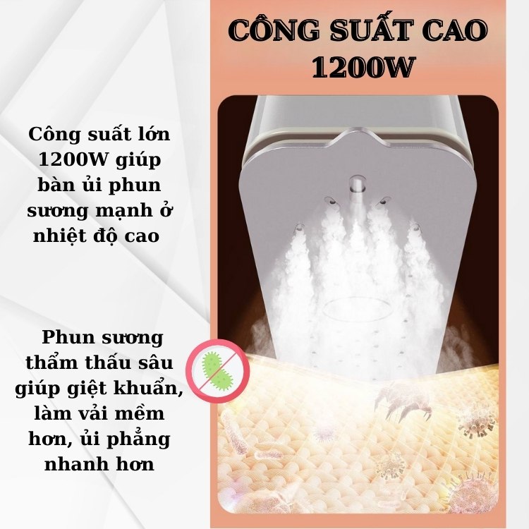 Bàn là hơi nước cầm tay SOKANY SK-11045 công suất lớn 1200W, là siêu phẳng, siêu nhanh, nhỏ gọn tiện lợi cho cả gia đình -HÀNG CHÍNH HÃNG - DELIYA