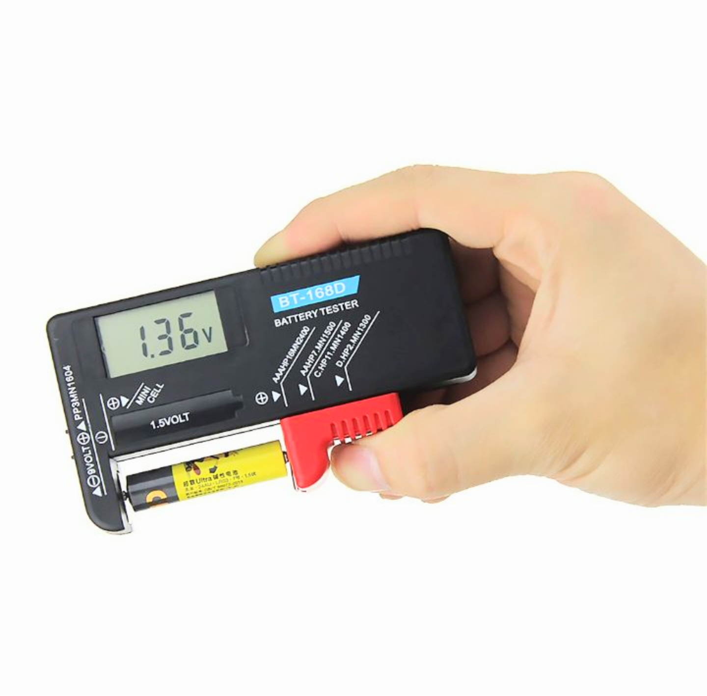 MÁY KIỂM PIN AA-AAA ĐIỆN TỬ KỸ THUẬT SỐ THÔNG MINH HÀNG CHUẨN