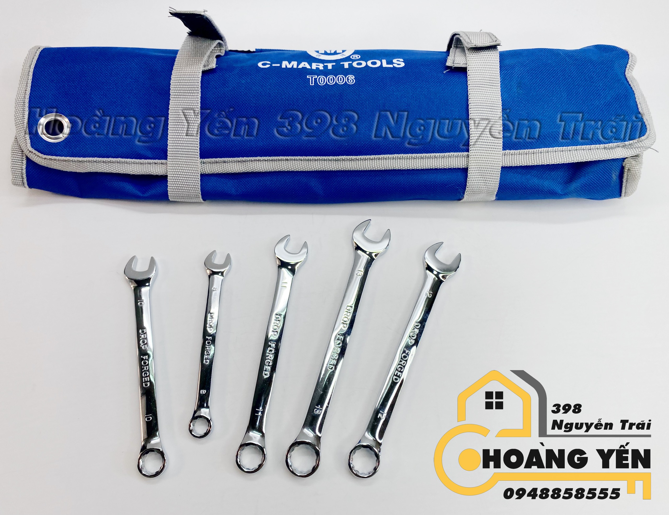 Bộ cờ lê vòng miệng 14 chi tiết C-mart T0005 , C-mart T0006