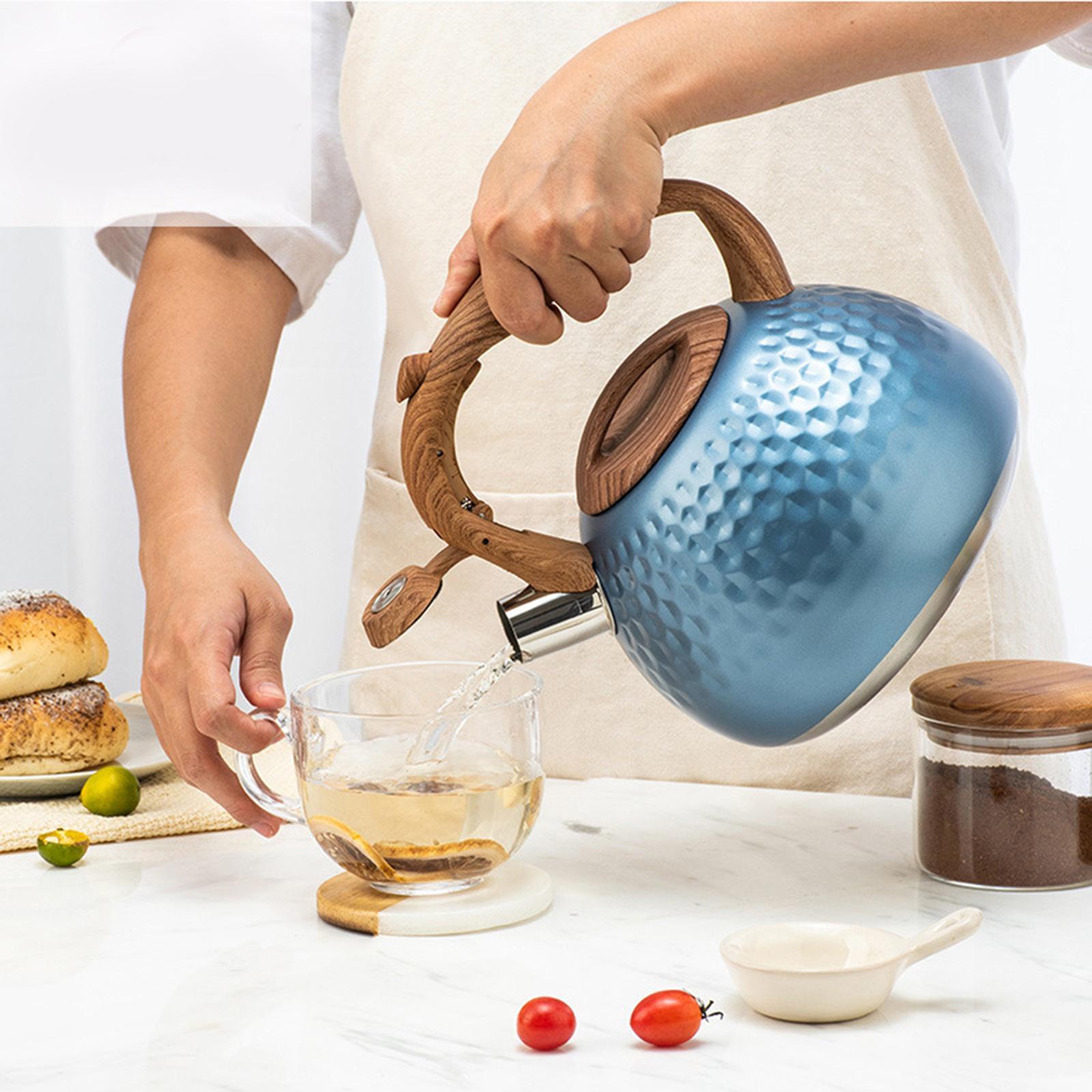2.8L Whistling Tea Kettle Coffee Tea Pot for Electric/Induction/Gas Stove