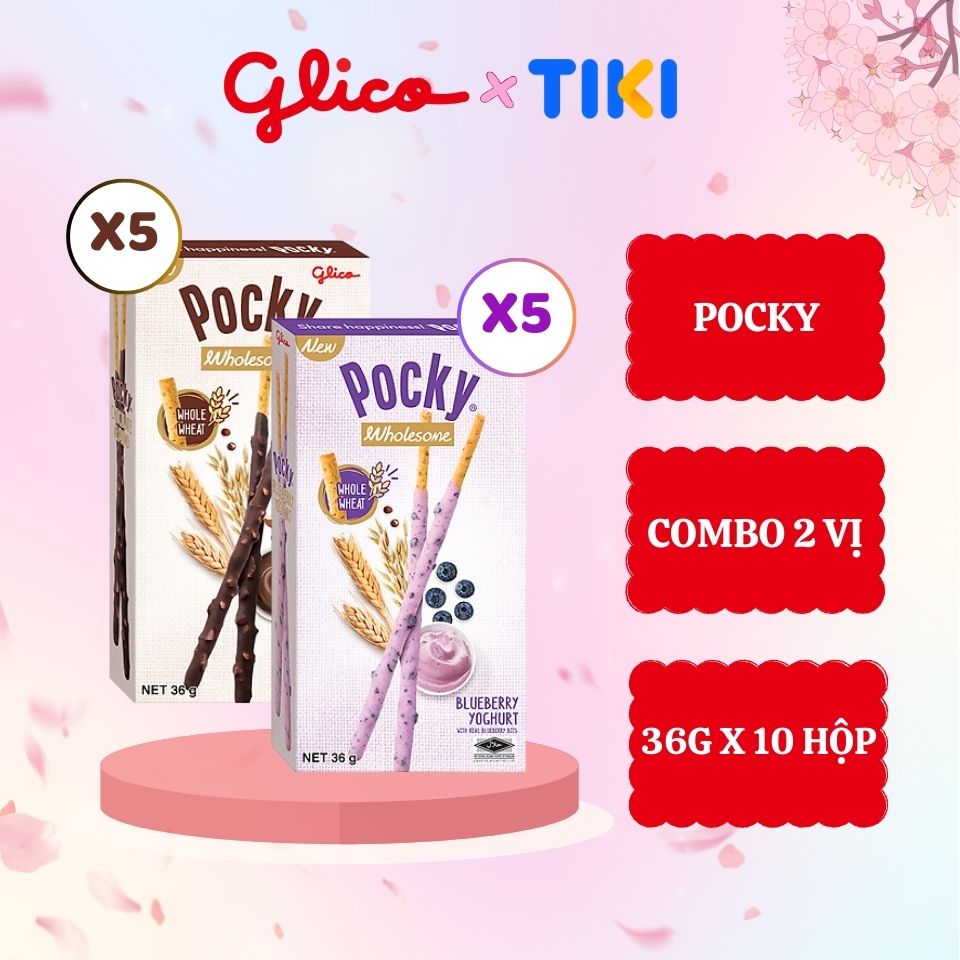 Combo 10 Bánh Que Pocky Ngon Khỏe Đẹp Mix Vị