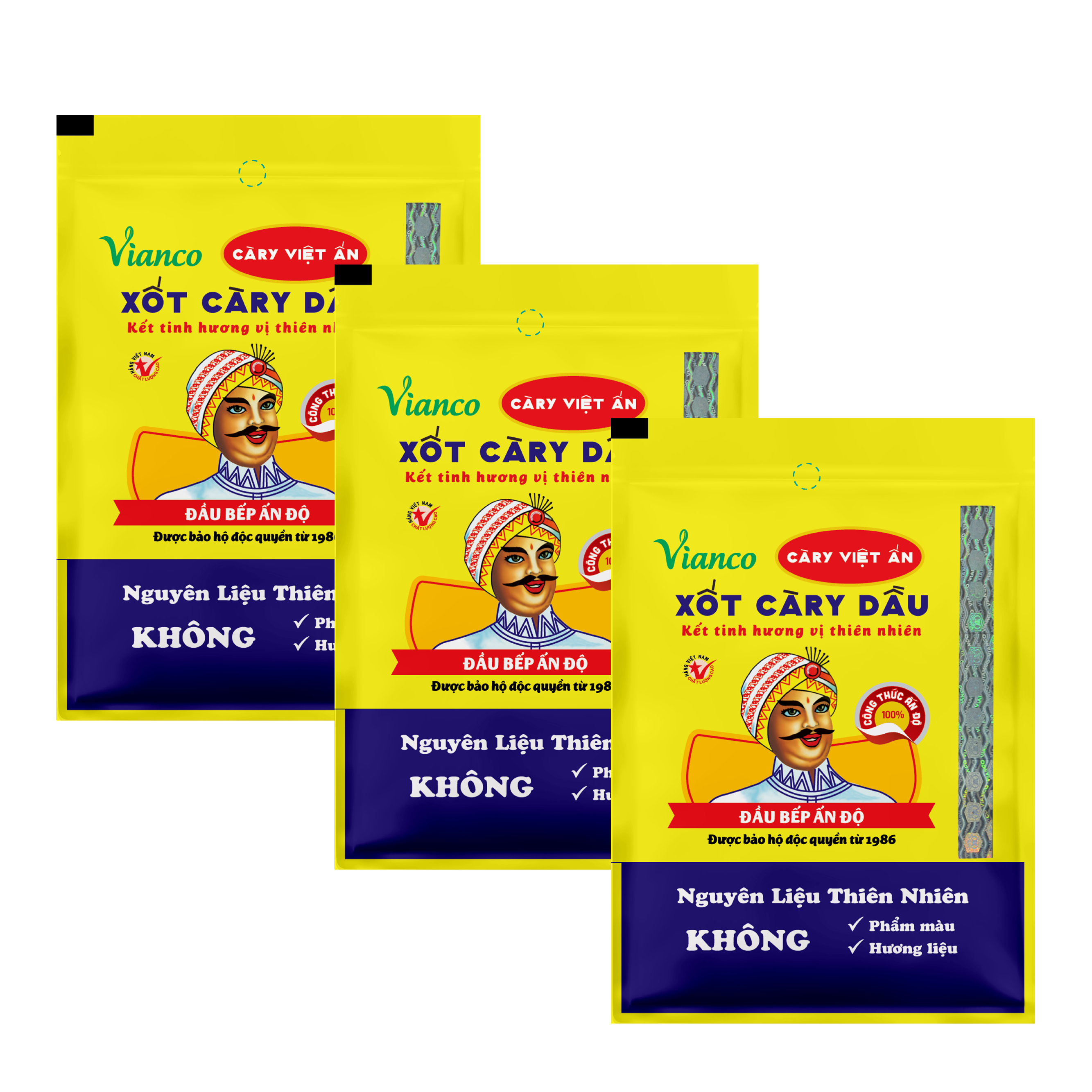 Xốt Cà Ri Dầu Việt Ấn 03 gói x 25gr