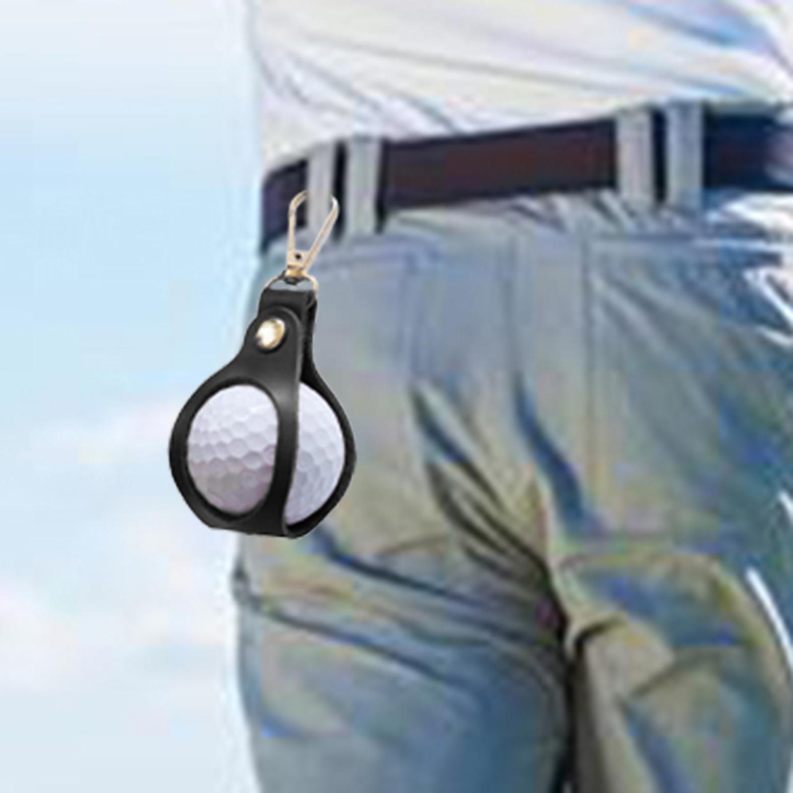 Golf Ball Waist Bag Golf Ball Pouch Fanny Pack Training Ball Bag Holder Black